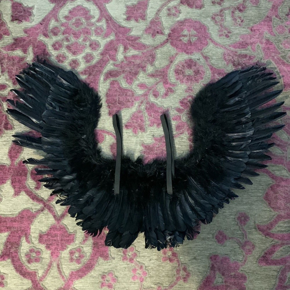 ❌SOLD❌👀Feathered Wings -Handmade-Real Duck & Goose Feathers-Costume-Ballet - Picture 6 of 9